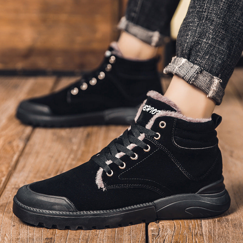 Ankle Boots Men Winter Warm Plush Shoes $69 NOW $48