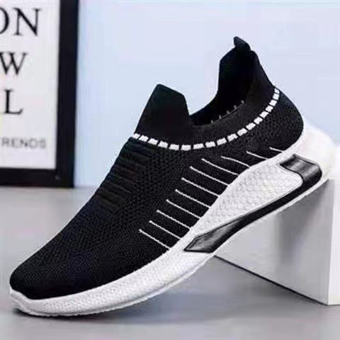 Men Shoes With Striped Design-E-DEALSSHOP.COM