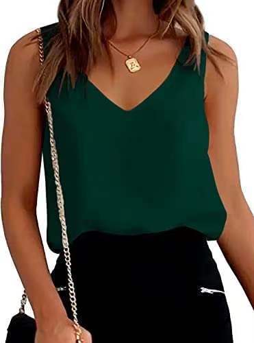 Stylish Women Tank Top Summer Casual V Neck-E-DEALSSHOP