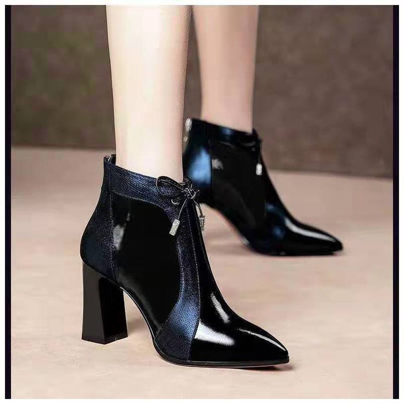 Elegant High Heel Zipper Women Shoes-E-DEALSSHOP