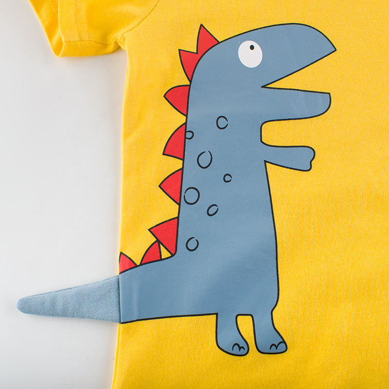  kids t-shirts featuring fun dinosaur designs 