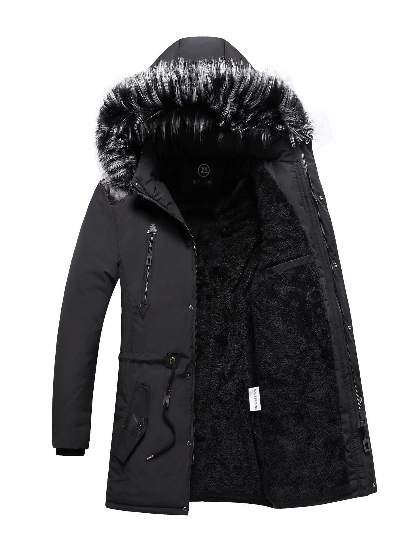 Men Thick Parka Coat Winter Warm Hooded $98  NOW $65