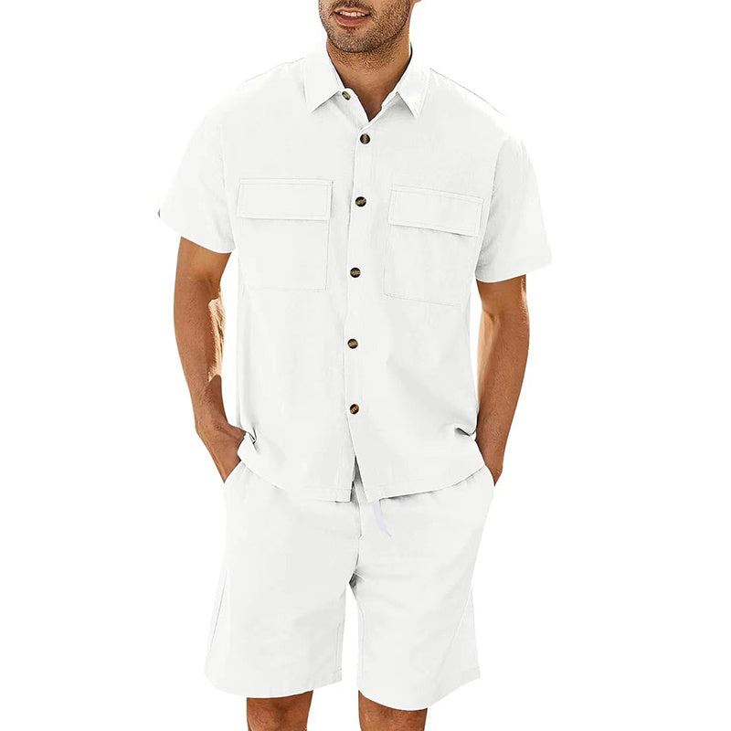 Summer shirt and shorts for men-E-DEALSSHOP.COM 