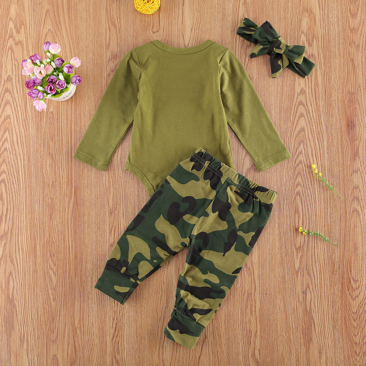 Baby Girl Clothes Set Camouflage-E-DEALSSHOP