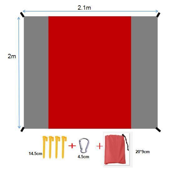 Beach Mat Folding Waterproof-Picnic Mat-E-DEALSSHOP