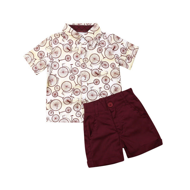 Summer boy T-shirt Shorts Kids Sets-E-DEALSSHOP