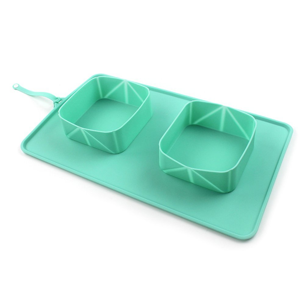 Portable Pet Bowl Silicone Folding