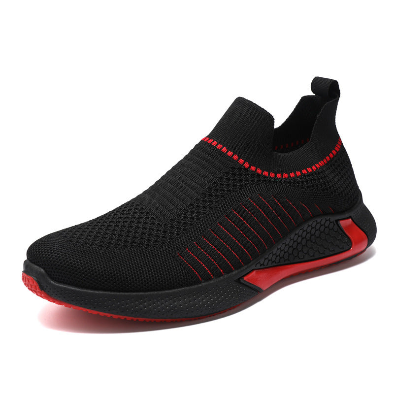 Men Shoes With Striped Design-E-DEALSSHOP.COM