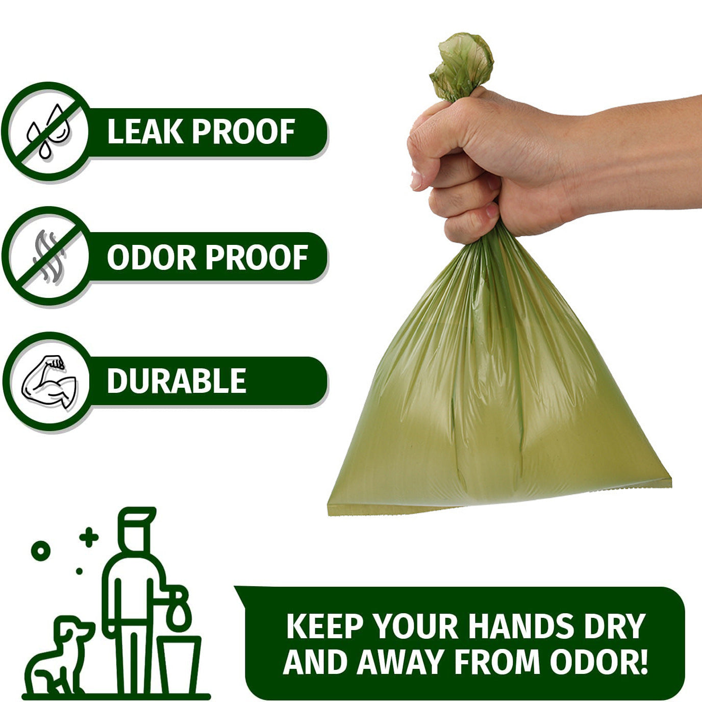 Dog Waste Bags Extra Thick -E-DEALSSHOP.COM 