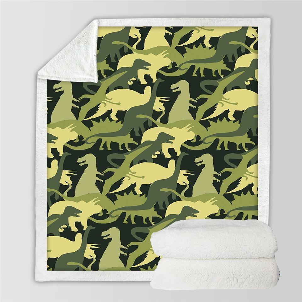 Kids Children Dinosaur Fluffy Soft Cotton Blanket $55 NOW $38