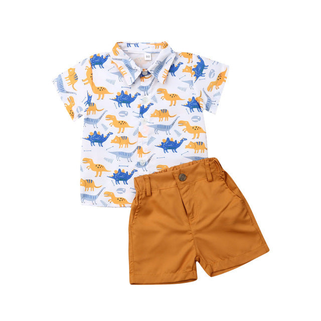 Summer boy T-shirt Shorts Kids Sets-E-DEALSSHOP