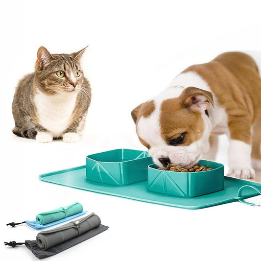 Portable Pet Bowl Silicone Folding-E-DEALSSHOP