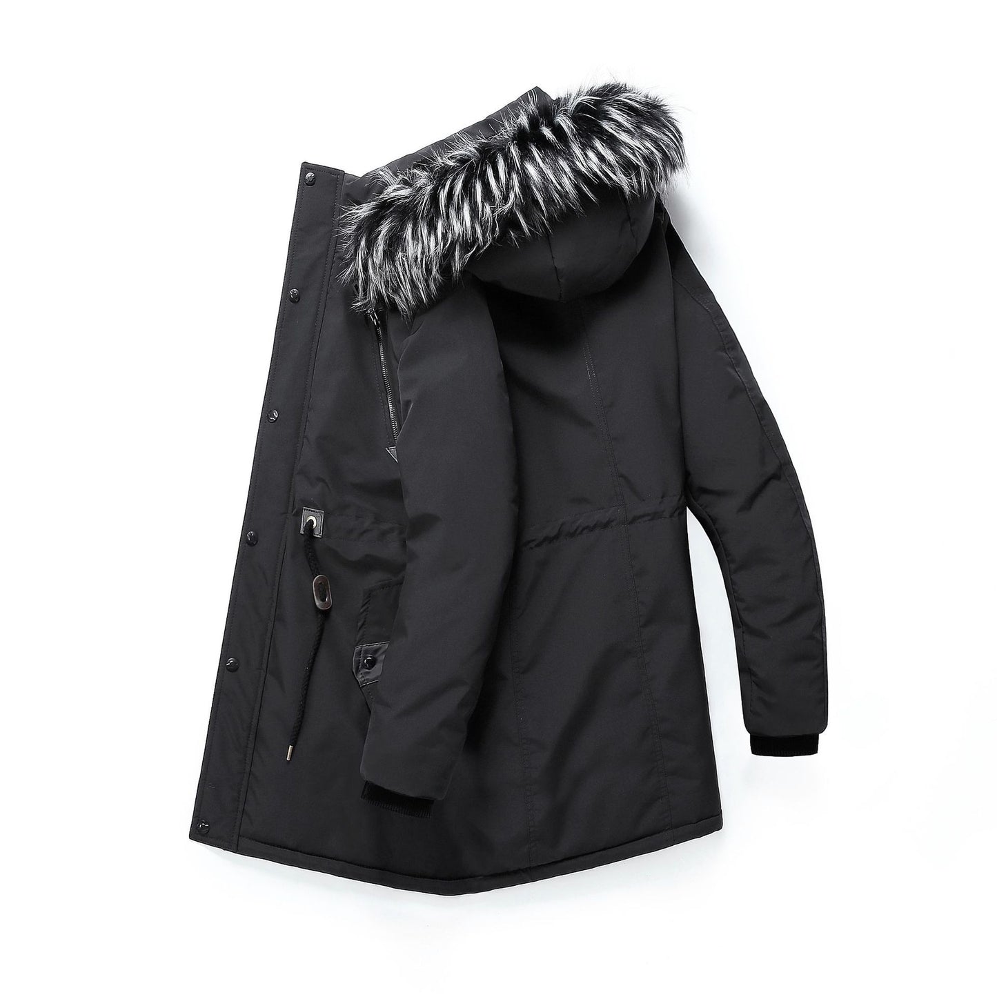 Men Thick Parka Coat Winter Warm Hooded $98  NOW $65