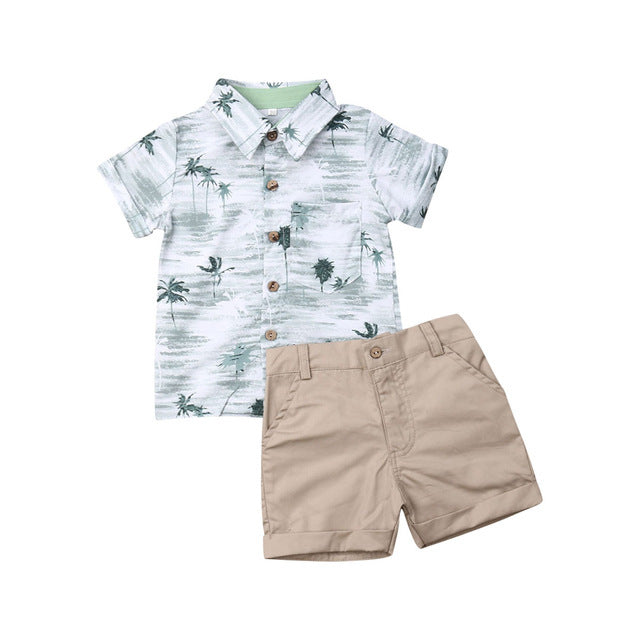 Summer boy T-shirt Shorts Kids Sets-E-DEALSSHOP