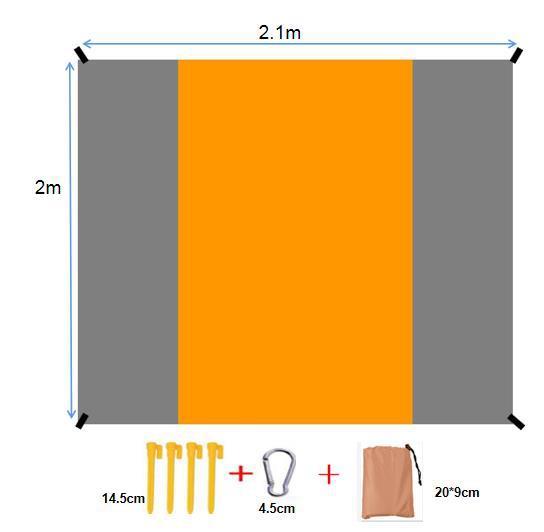 Beach Mat Folding Waterproof-Picnic Mat-E-DEALSSHOP