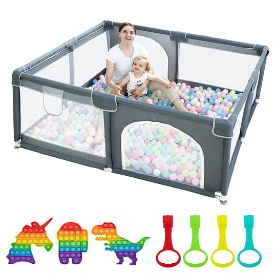 The RAINBEAN Playpen for Babies-E-DEALSSHOP