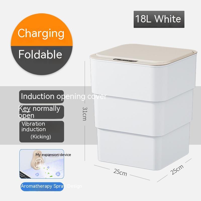 Smart Trash Can With Automatic Lid Opening-E-DEALSSHOP