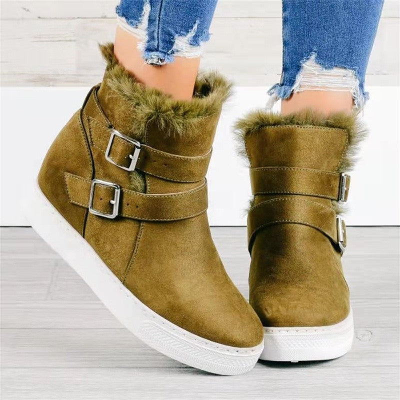 Flat Short Boots Women Fashion Casual $54 NOW $37