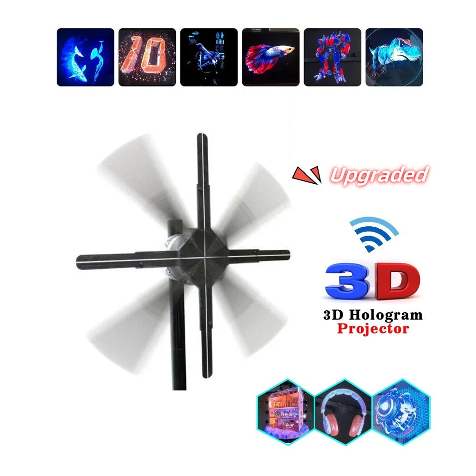 3D Holographic Advertising Machine Fan Screen -E-DEALSSHOP