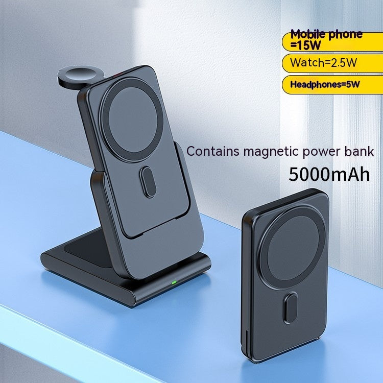 Wireless Charger with Magnetic Bracket 3 in 1-E-DEALSSHOP