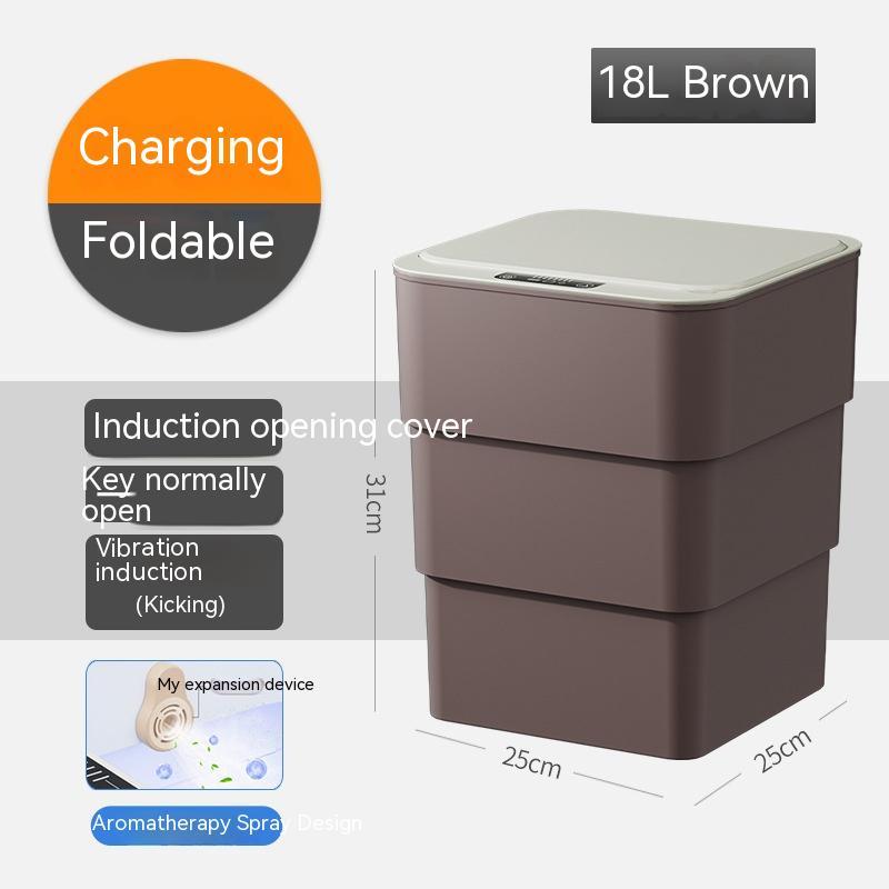 Smart Trash Can With Automatic Lid Opening-E-DEALSSHOP