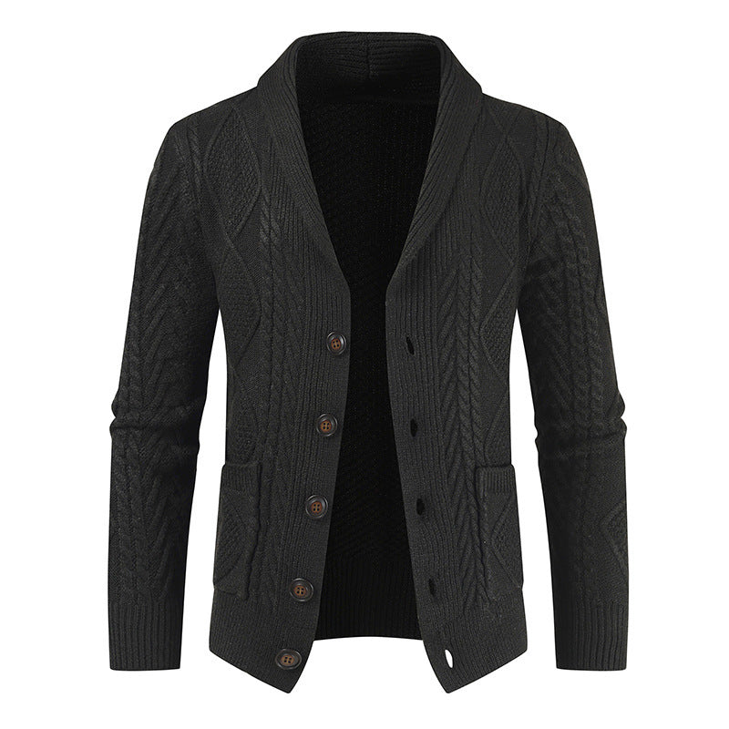 Chain Link Knit Cardigan Jacket Men $65 NOW $43 HOT DEAL 🔥