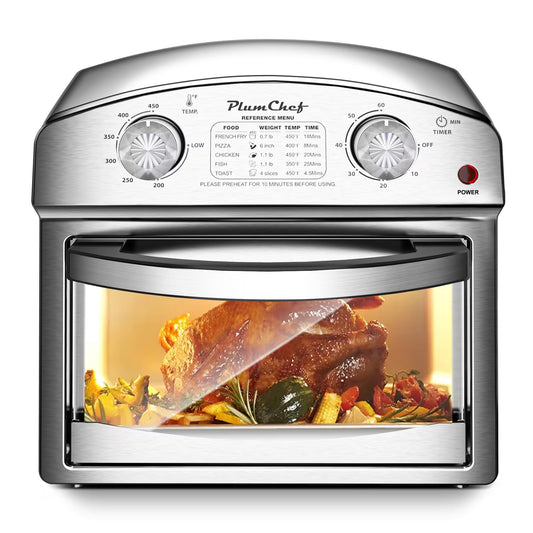 Stainless Steel 12 Liter Air Fryer With Dual Knob Control $155 NOW $125