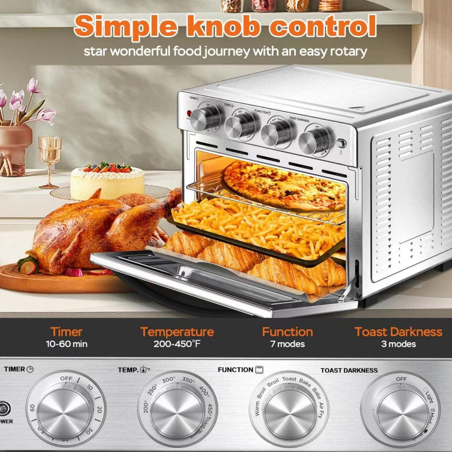 Air Fryer  conventional oven easy bake- E-DEALSSHOP.COM