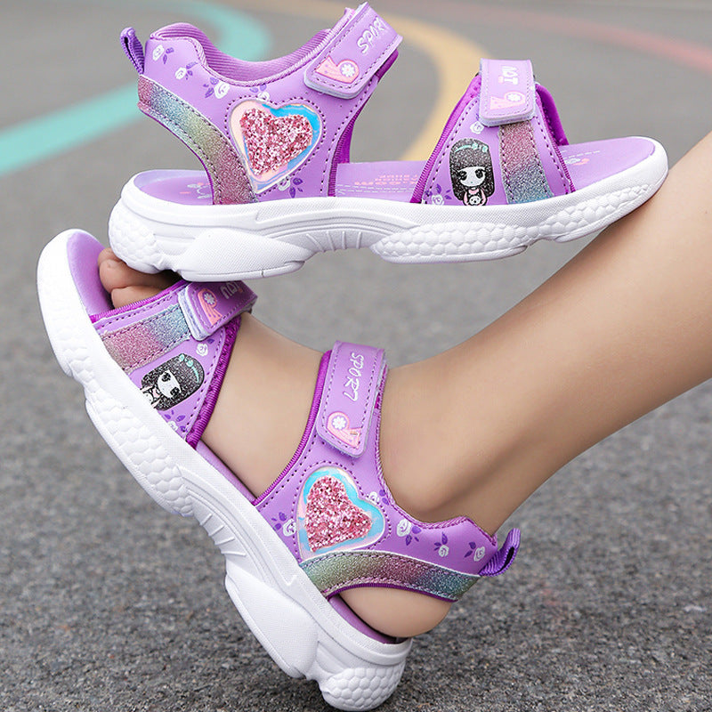 Girls' Lightweight Soft Sole Sneakers-E-DEALSSHOP