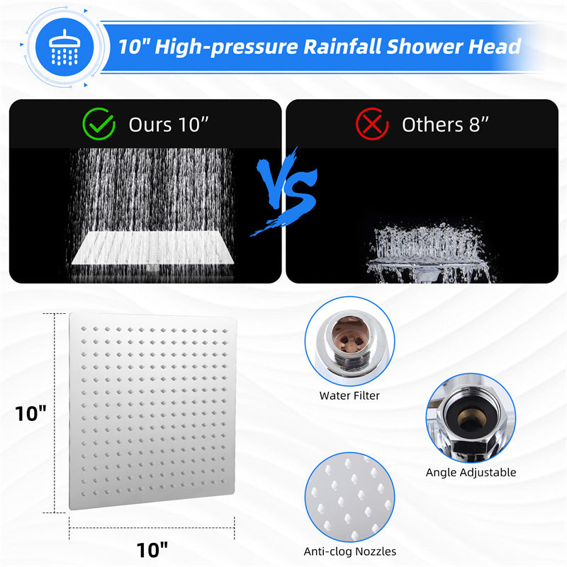 Stylish and Relaxing Overhead Rain Shower-E-DEALSSHOP