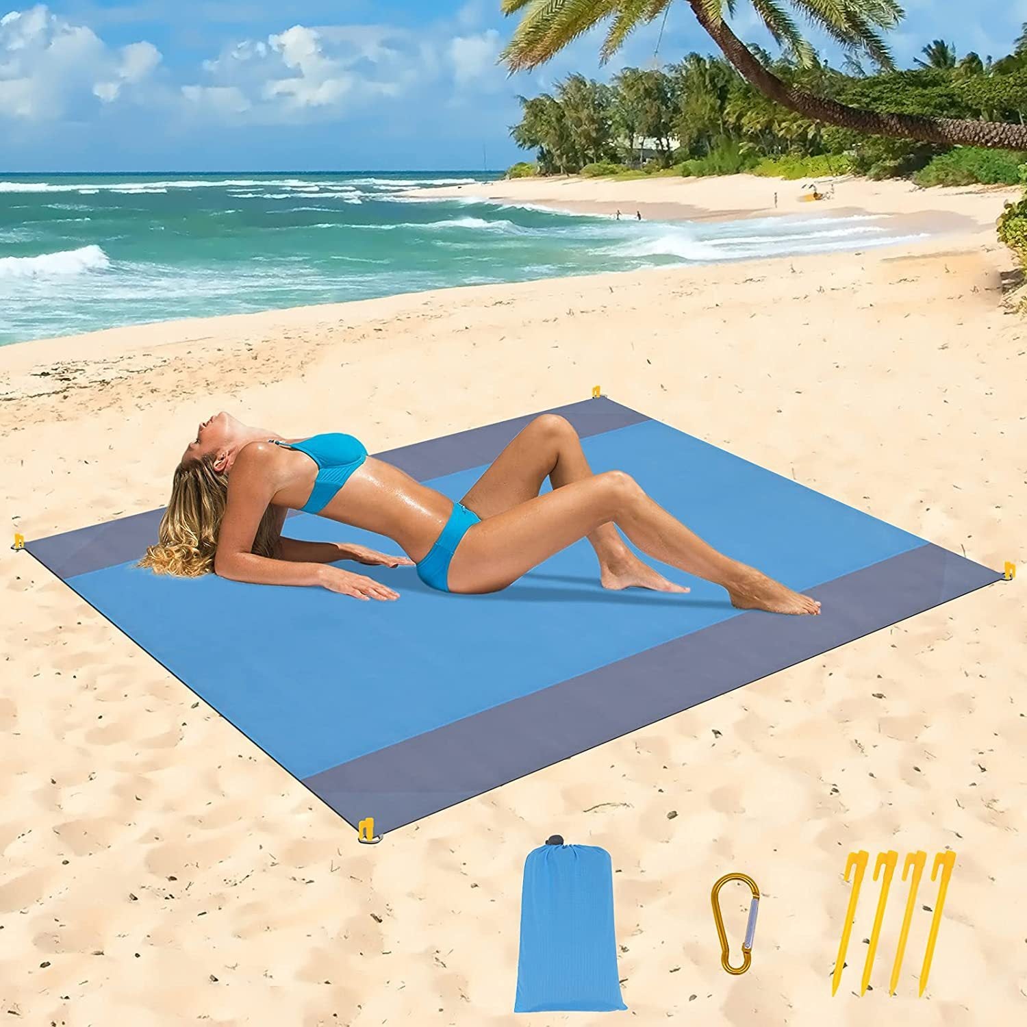 Beach Mat Folding Waterproof-Picnic Mat-E-DEALSSHOP