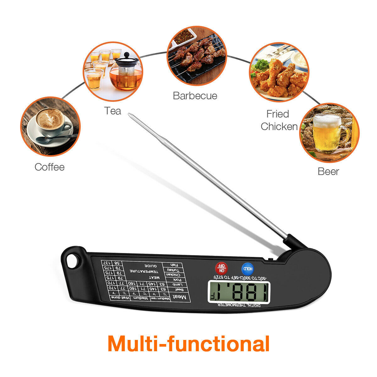 Digital Cooking Meat Thermometer Instant Read $30 NOW $24