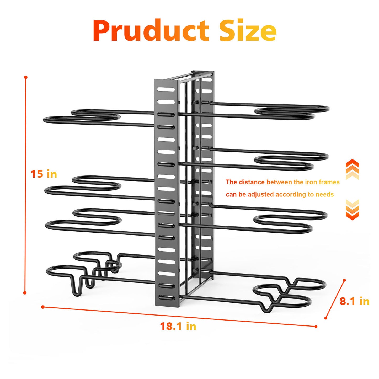 Pot And Pan Organizer, Pot Lid Holders & Pan Rack $46 NOW $39