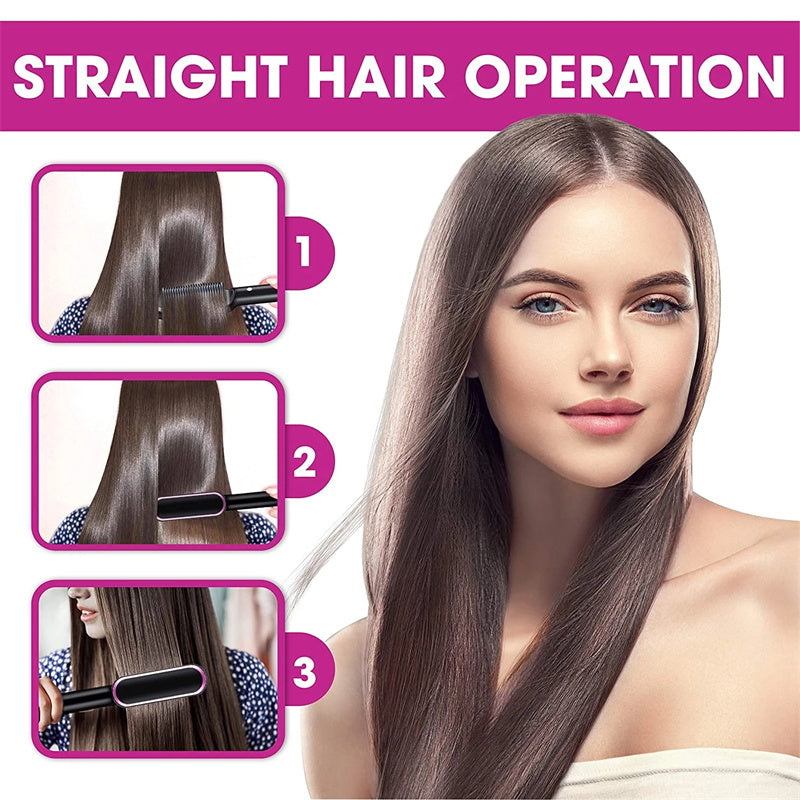 Hair Straightener Hot Comb / Hair Brush 2 In 1-E-DEALSSHOP