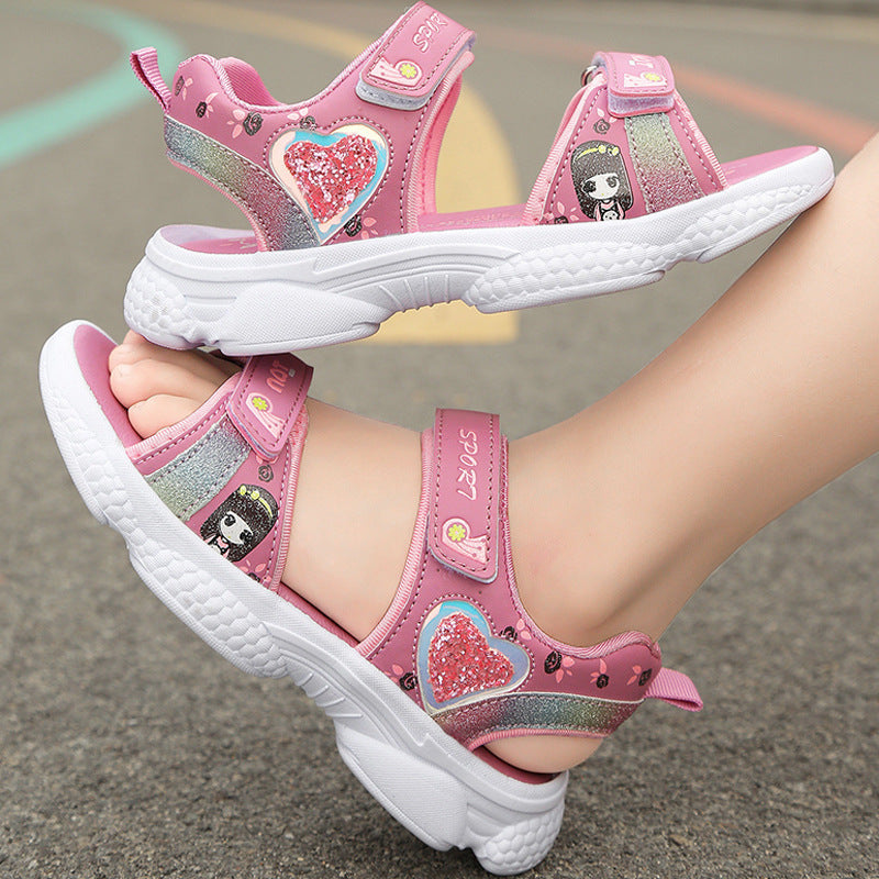 Girls' Lightweight Soft Sole Sneakers-E-DEALSSHOP