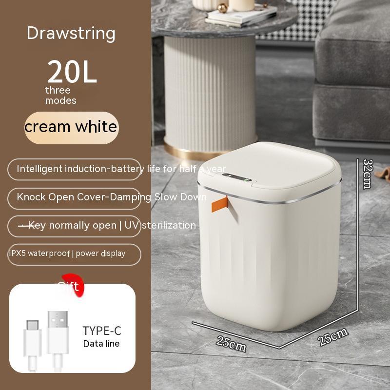 Smart Trash Can With Automatic Lid Opening-E-DEALSSHOP