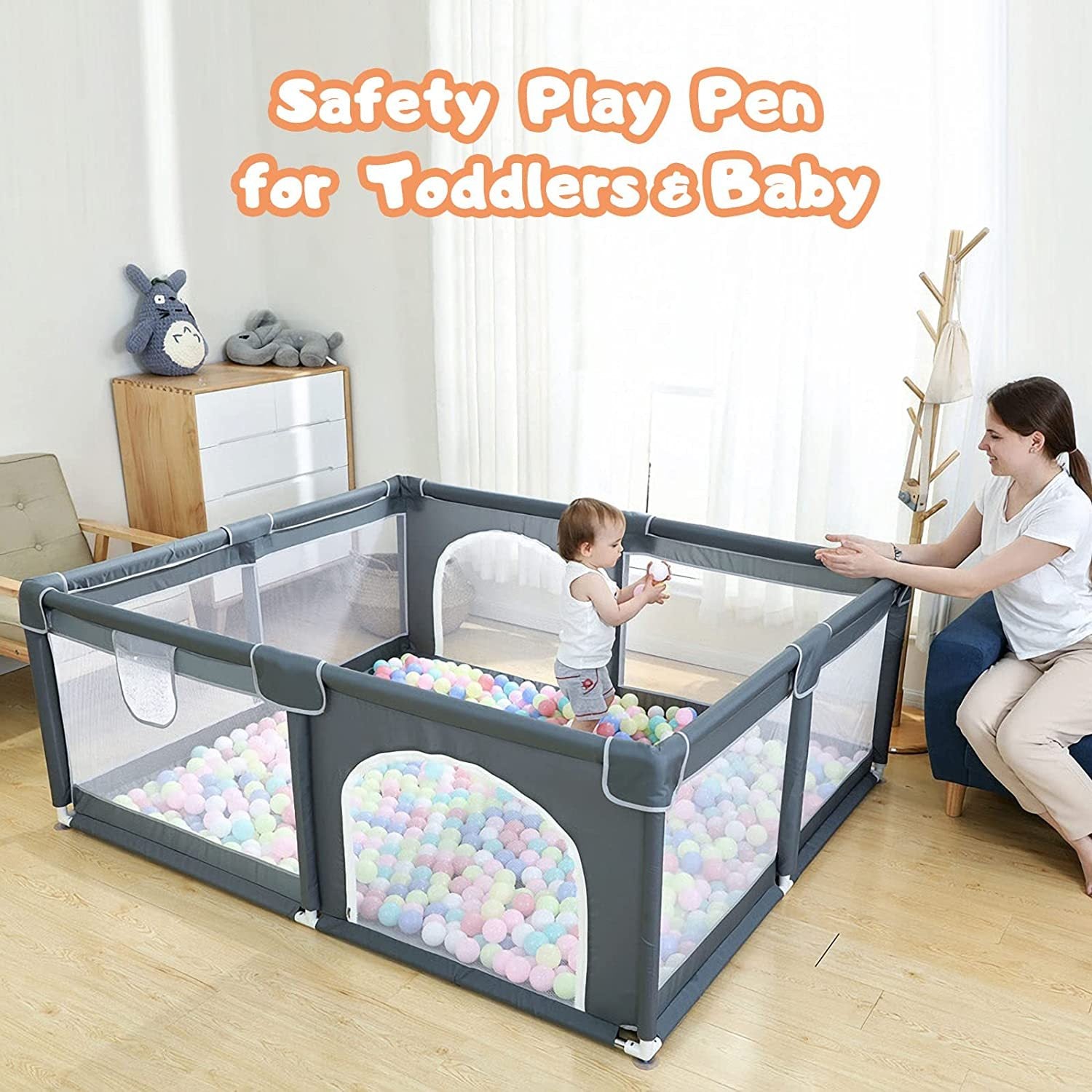 The RAINBEAN Playpen for Babies-E-DEALSSHOP