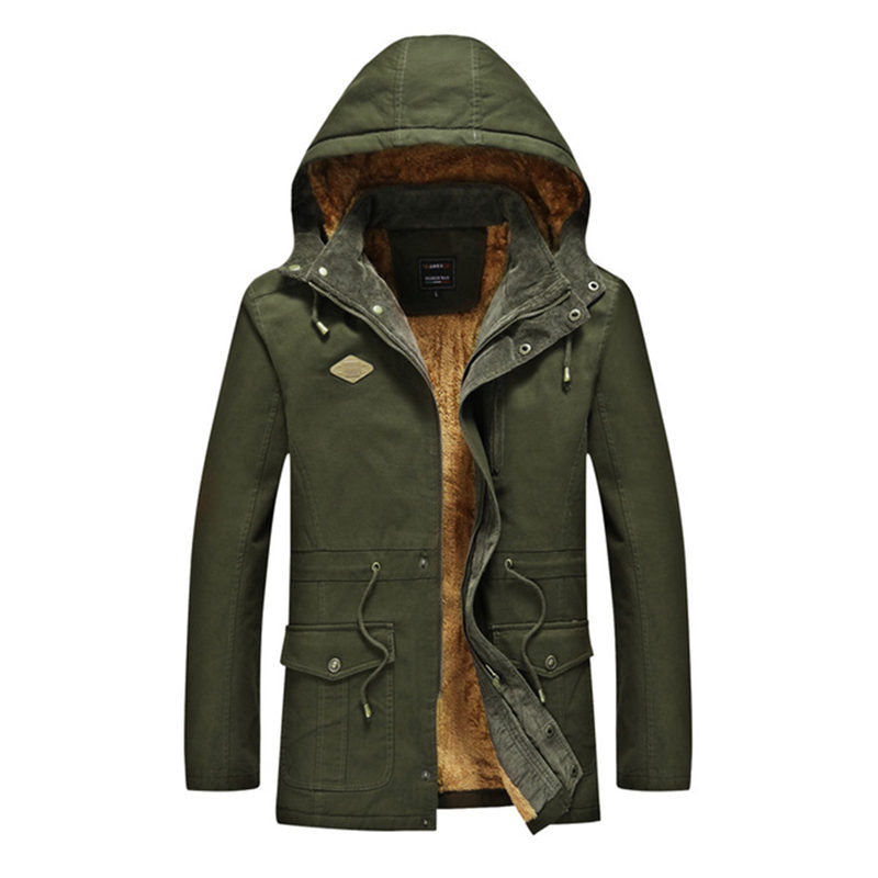 Men Fashion Thick Cotton Warm Jacket-E-DEALSSHOP